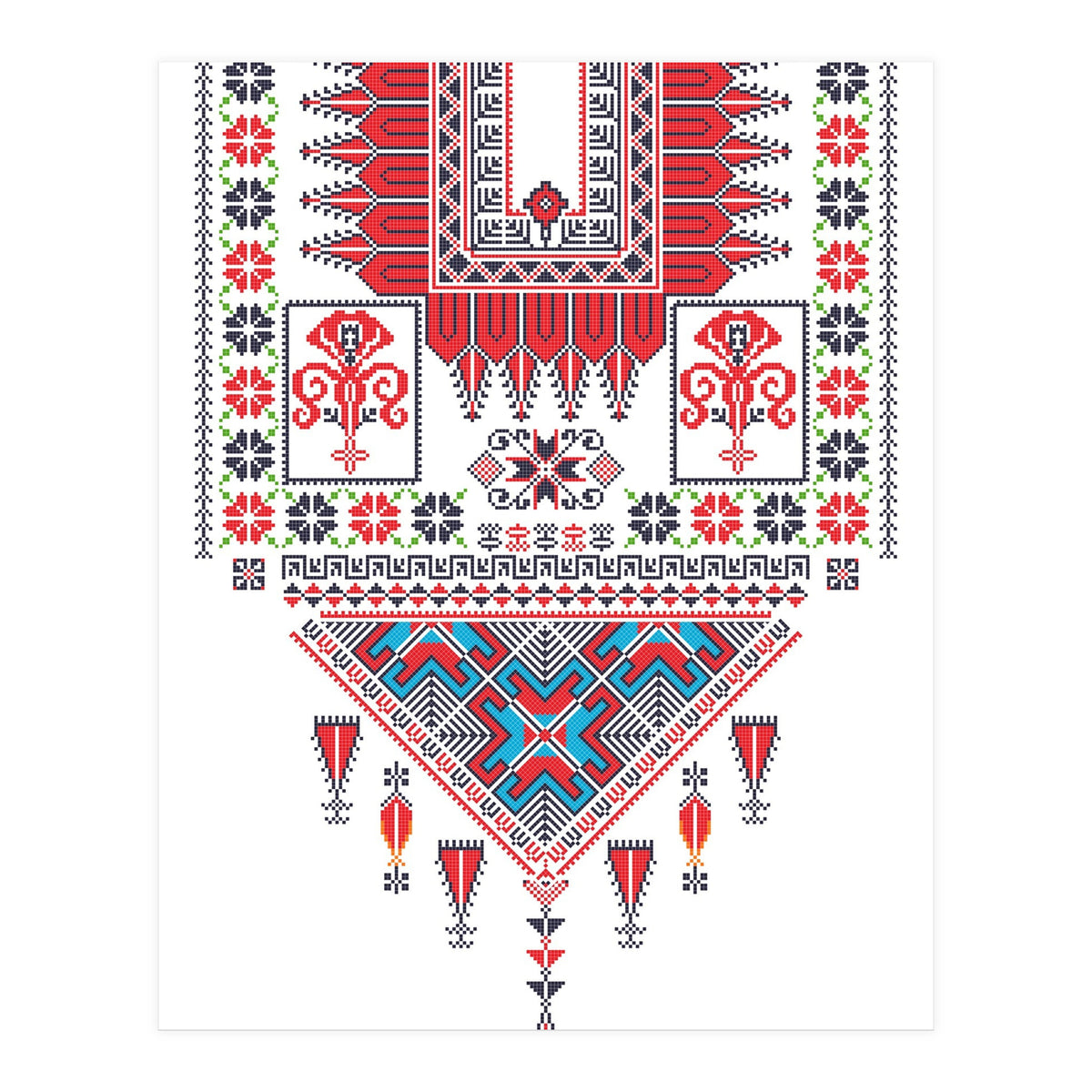 Tatreez Ornament 8 (Print Only)