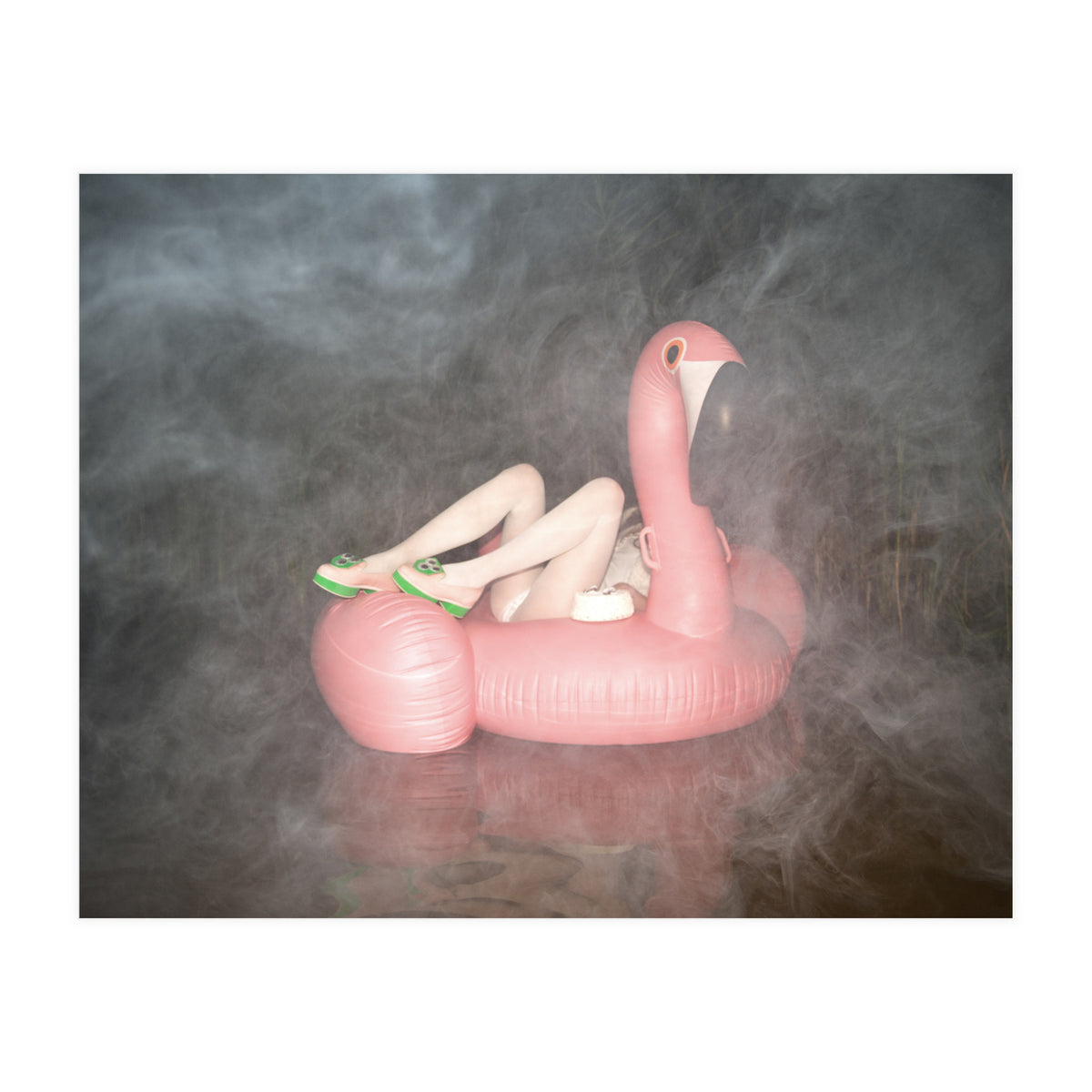 Foggy Flamingo Fairy (Print Only)
