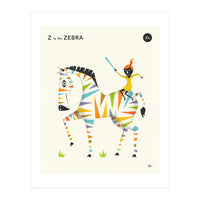 Z Is For Zebra (Print Only)