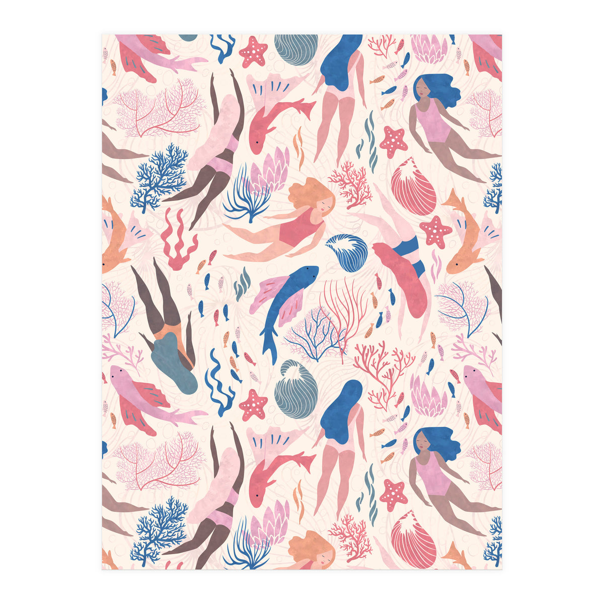 Almost Mermaid (Print Only)