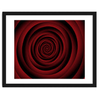 Abstract Concentric Spiral Circles