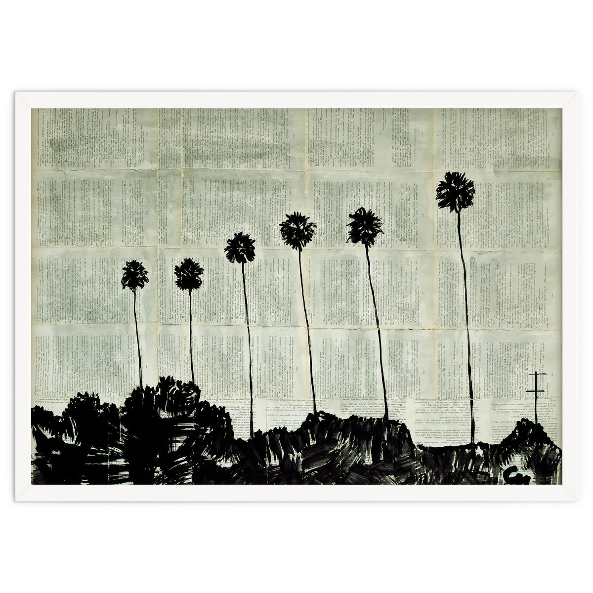 Six Palm Trees .