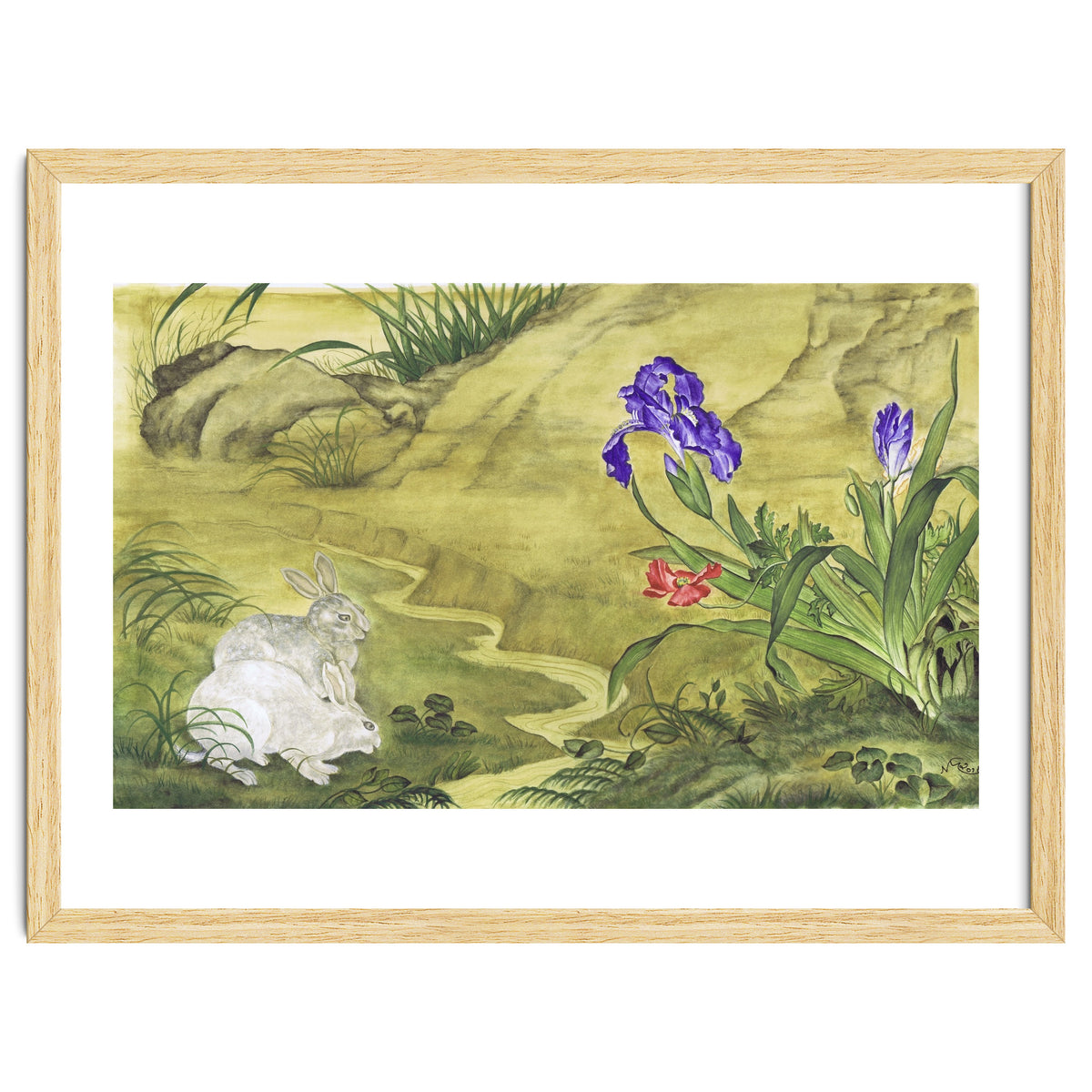 Rabbits, Iris & Poppy