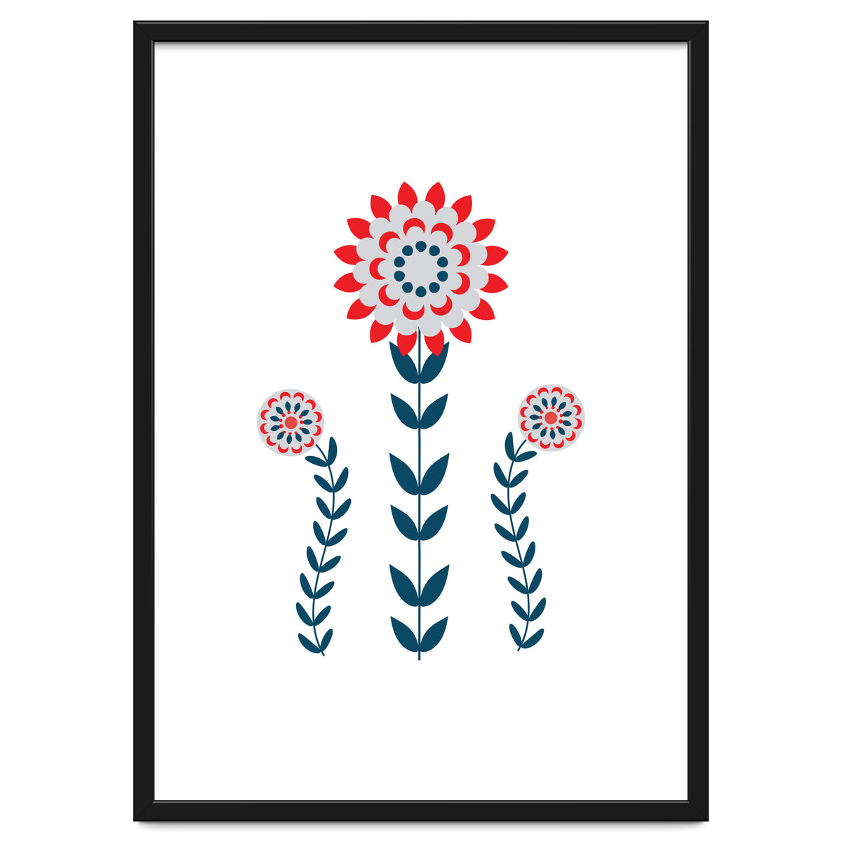 Scandi Folk Flowers