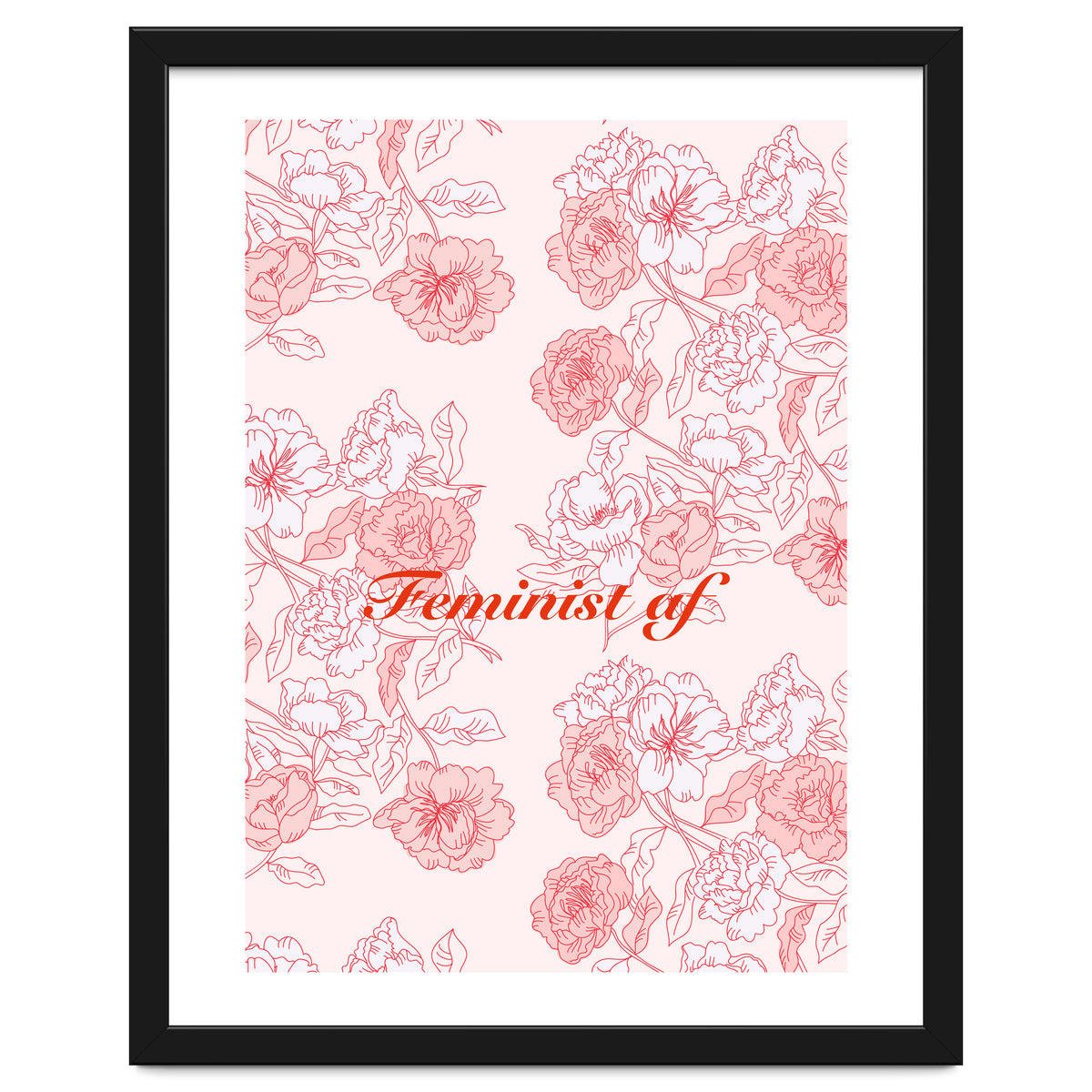 Flowers Feminist Millenialprint