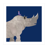 Kids Room Rhinoceros (Print Only)