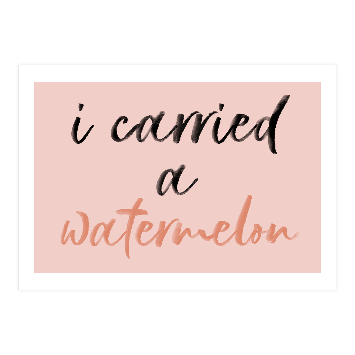 Carried  (Print Only)