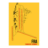 Frankfurt Airport Layout (Print Only) thumbnail