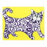 Funny Cat Yellow (Print Only) thumbnail