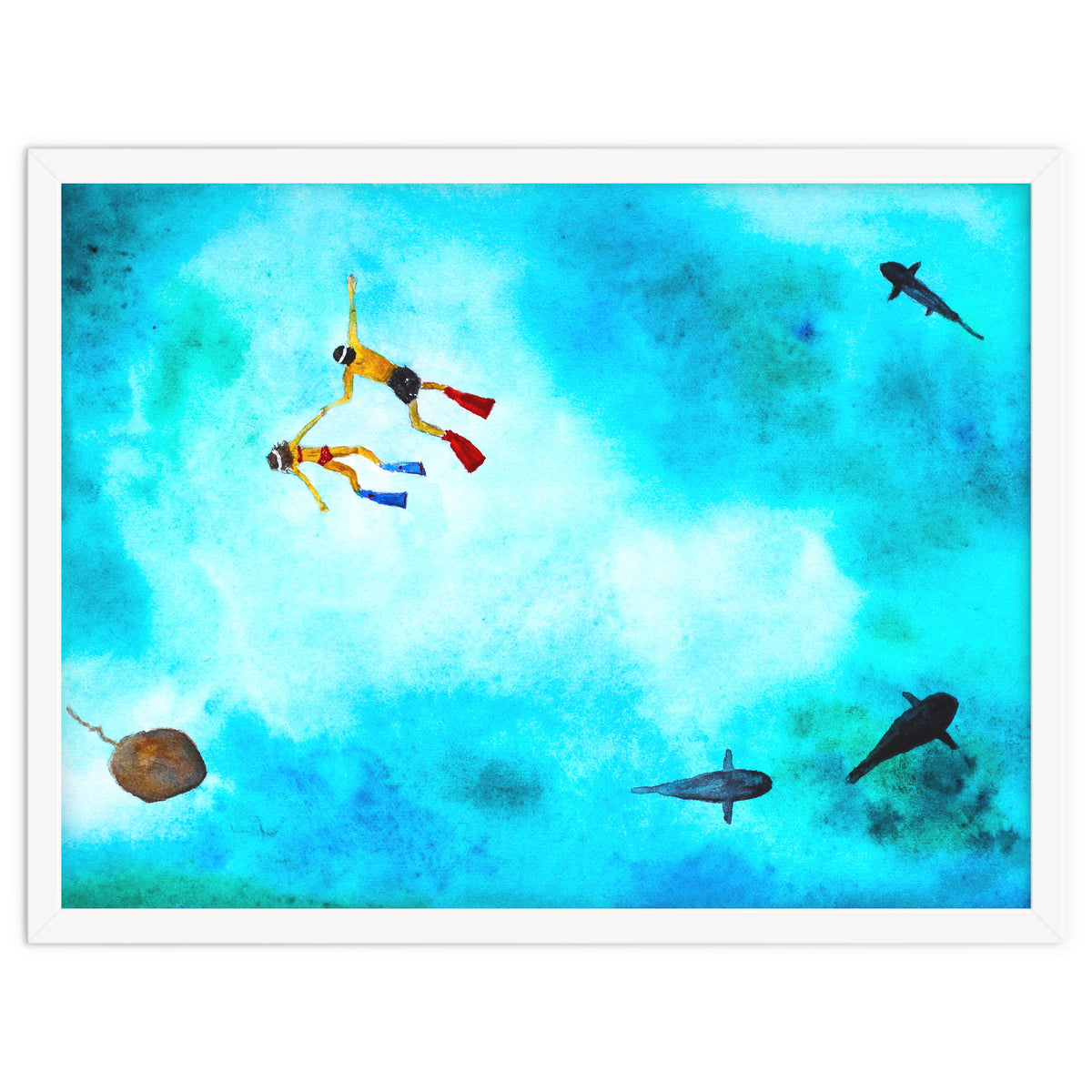 One summer day || watercolor