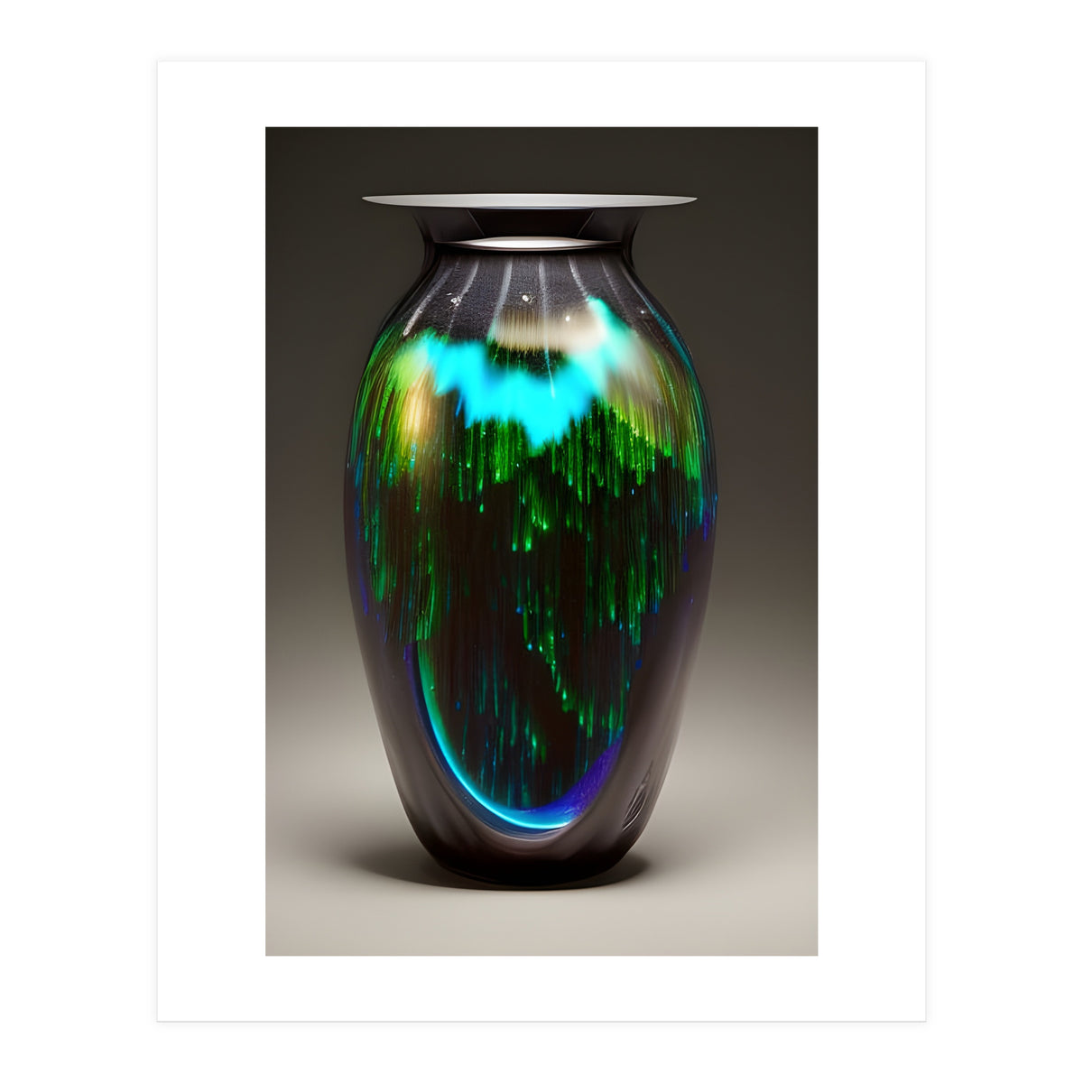 Antique Cosmic Vase Digital AI Art (Print Only)