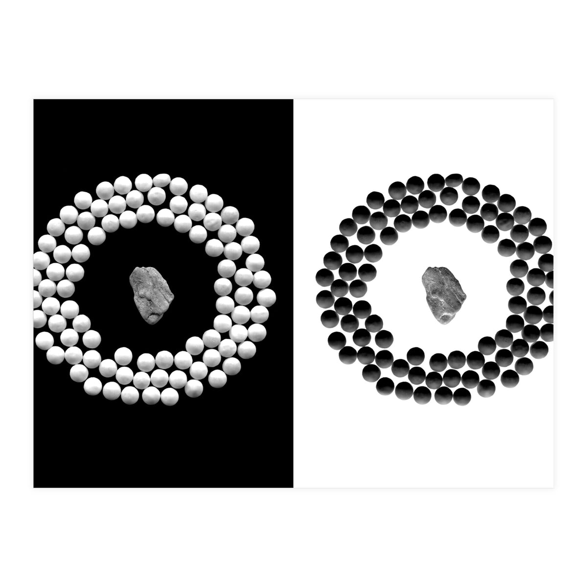 Pearls and stone (Print Only)