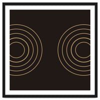 Golden circles | abstract minimal