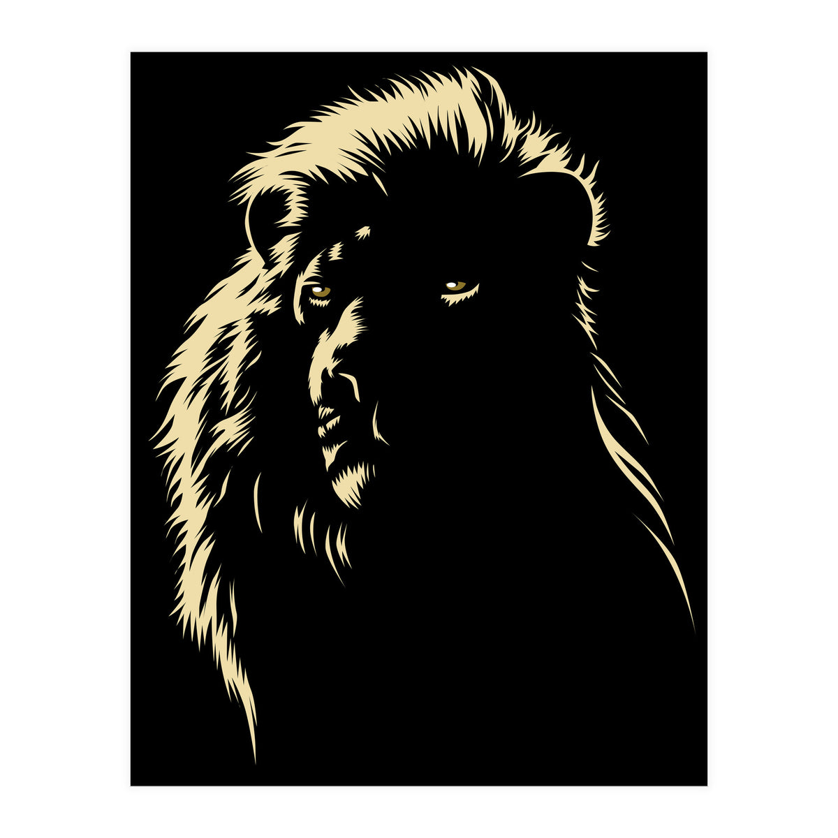 shadow lion (Print Only)