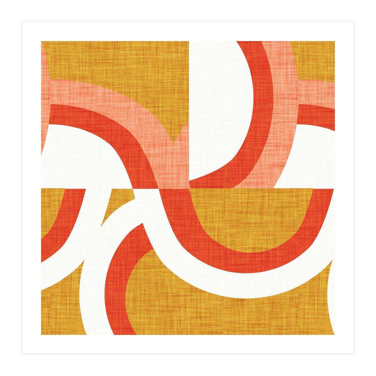 New Mid Mod Freeway Mustard  (Print Only)