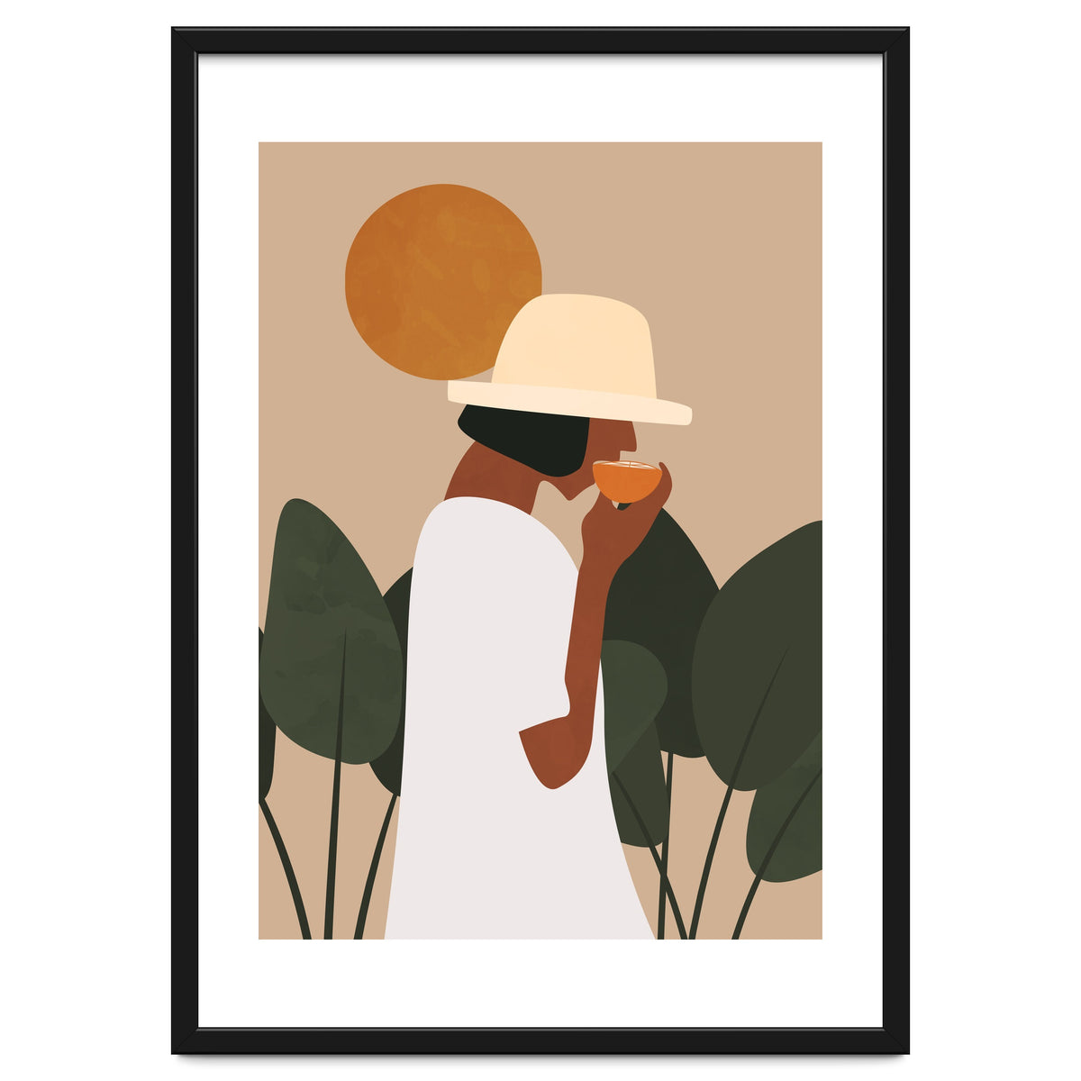 Boho Chic Woman at Park