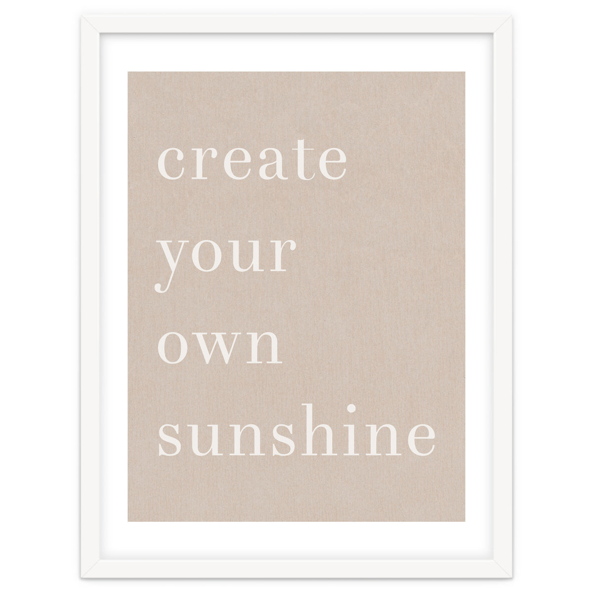 Create You Own Sunshine