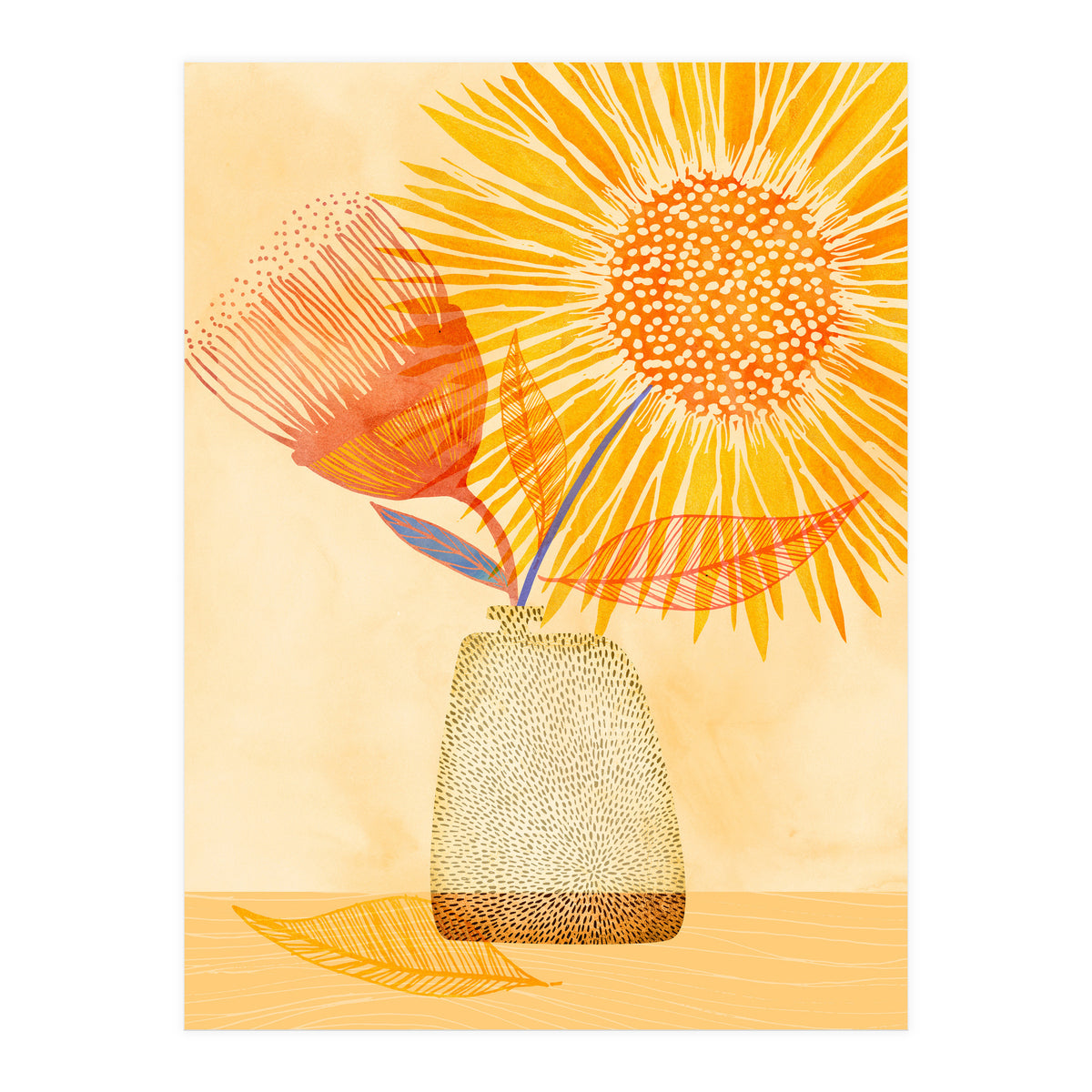 Tuesday Afternoon Sunflowers (Print Only)
