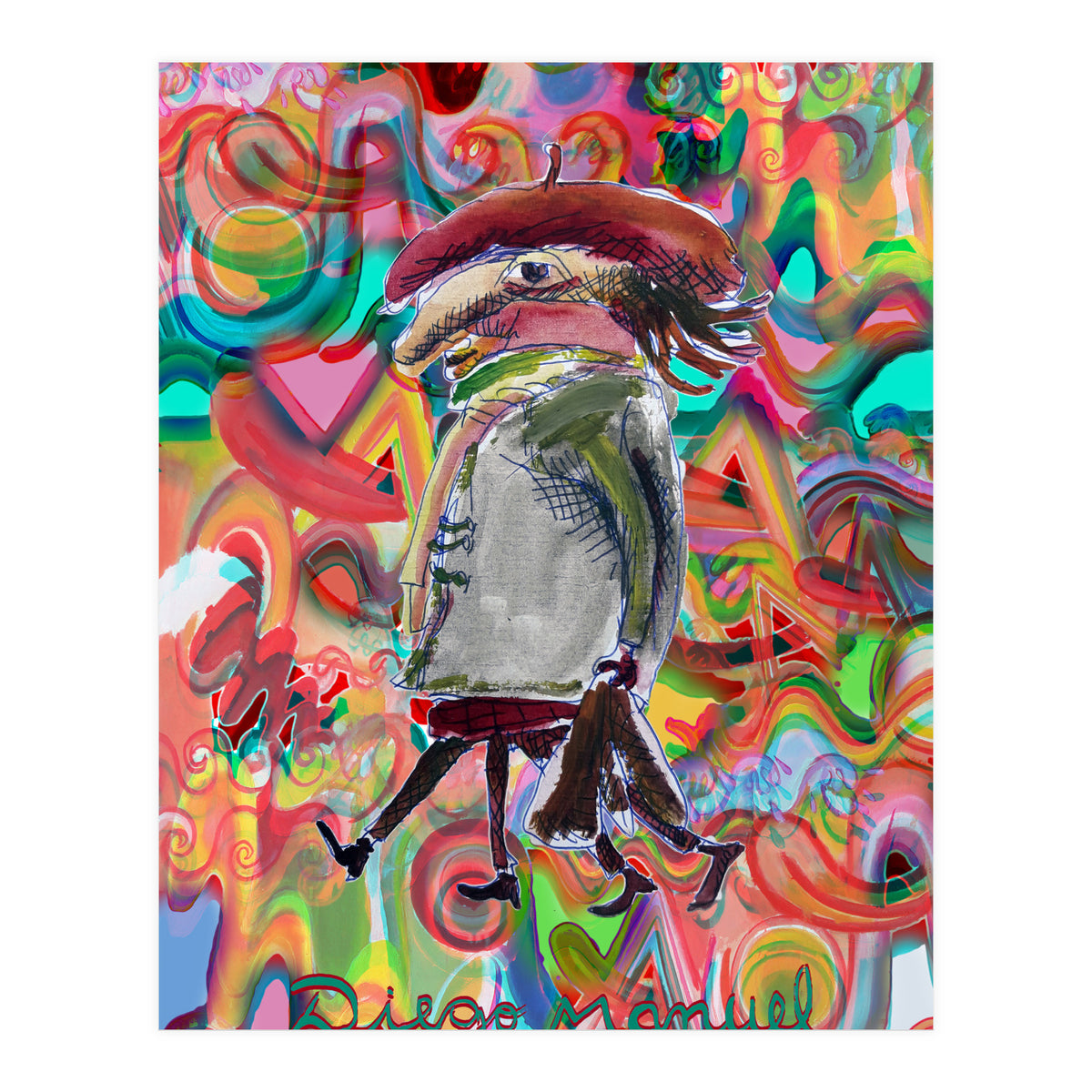 Estrella Del Arte 4 (Print Only)