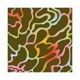 Colorful Wavy Lines Pattern \\ Multicolor Gradient (Print Only) thumbnail