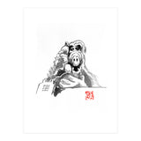 Alf Phoning  (Print Only) thumbnail