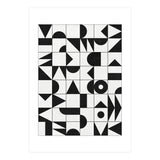 My Favorite Geometric Patterns No.10 - White (Print Only) thumbnail