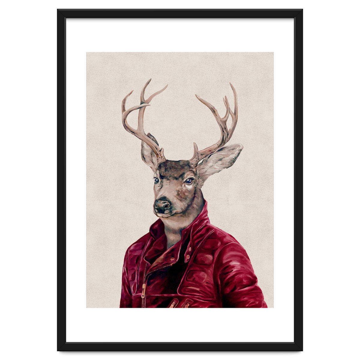 Deer In Leather