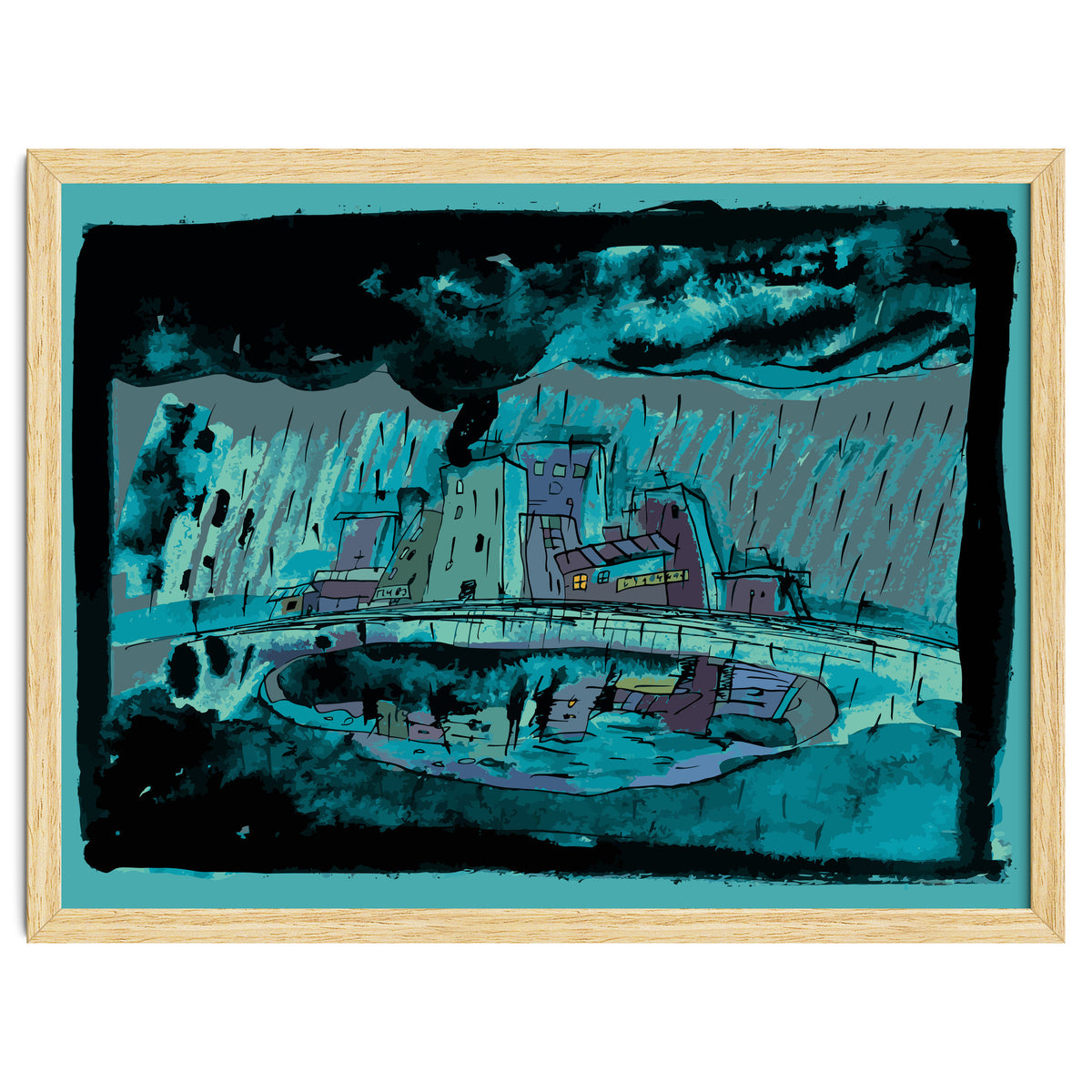 Autumn Rain in the Old City