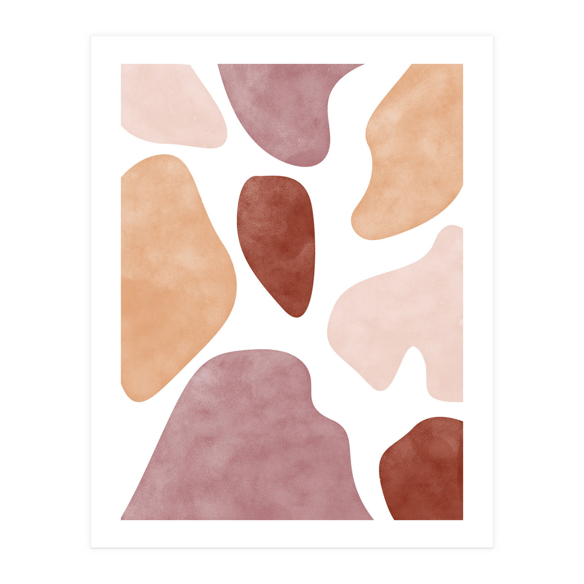 Warm color blocks (Print Only)