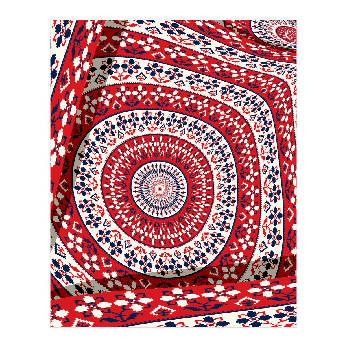 Romanian embroidery background 6 (Print Only)