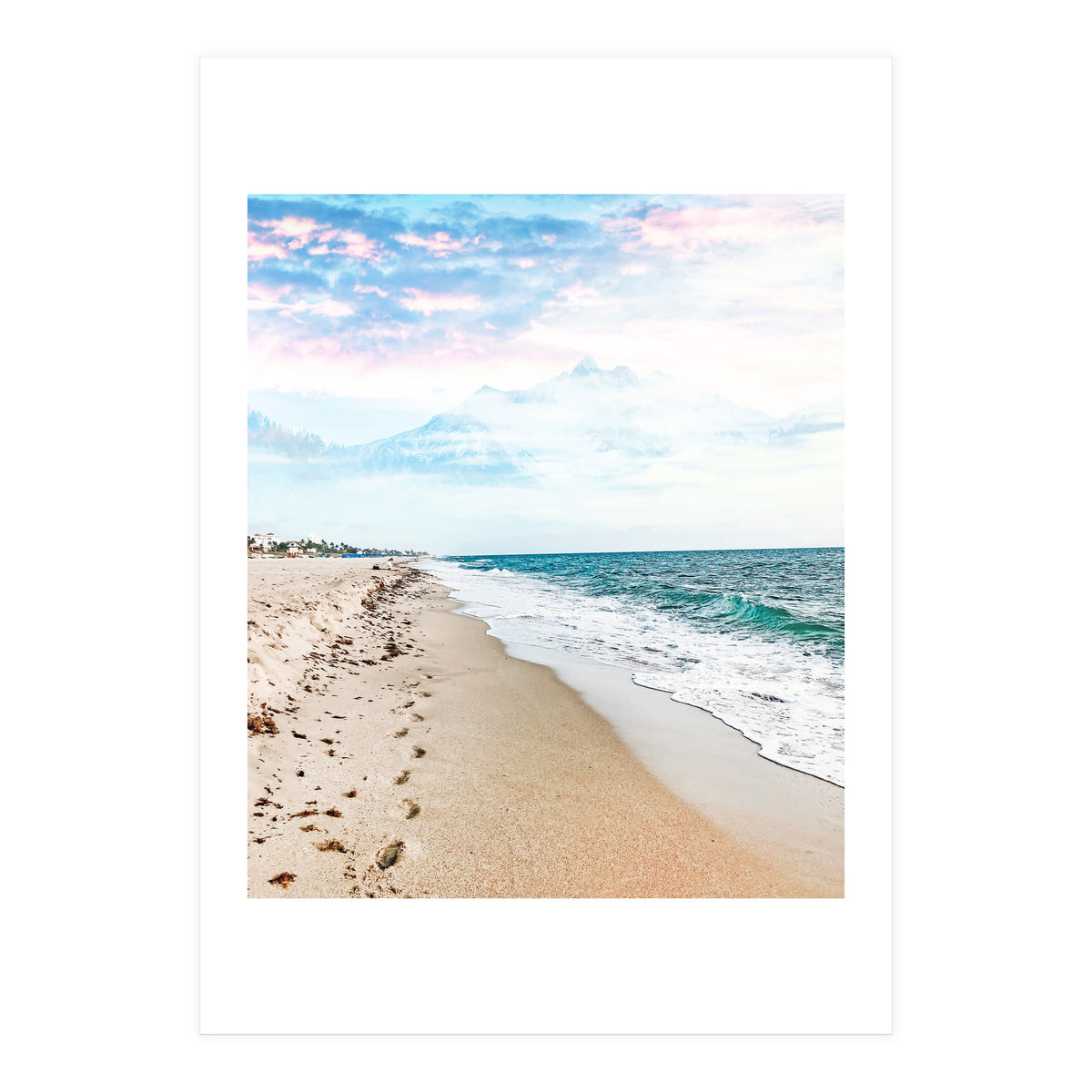 A Walk On The Beach (Print Only)