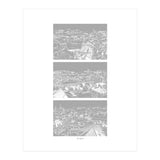 Prague print in grey  (Print Only) thumbnail