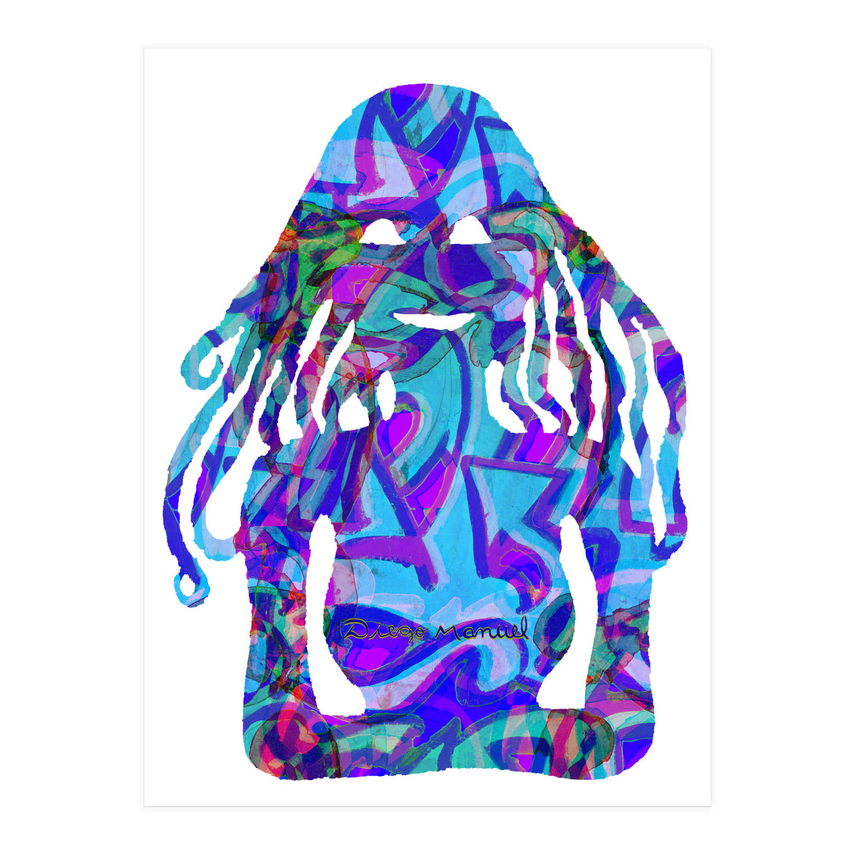 Mujer Digital 4  (Print Only)