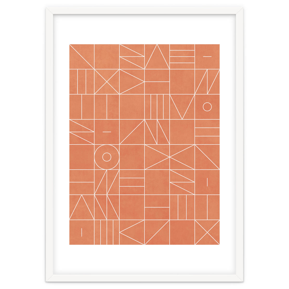 My Favorite Geometric Patterns No.5 - Coral