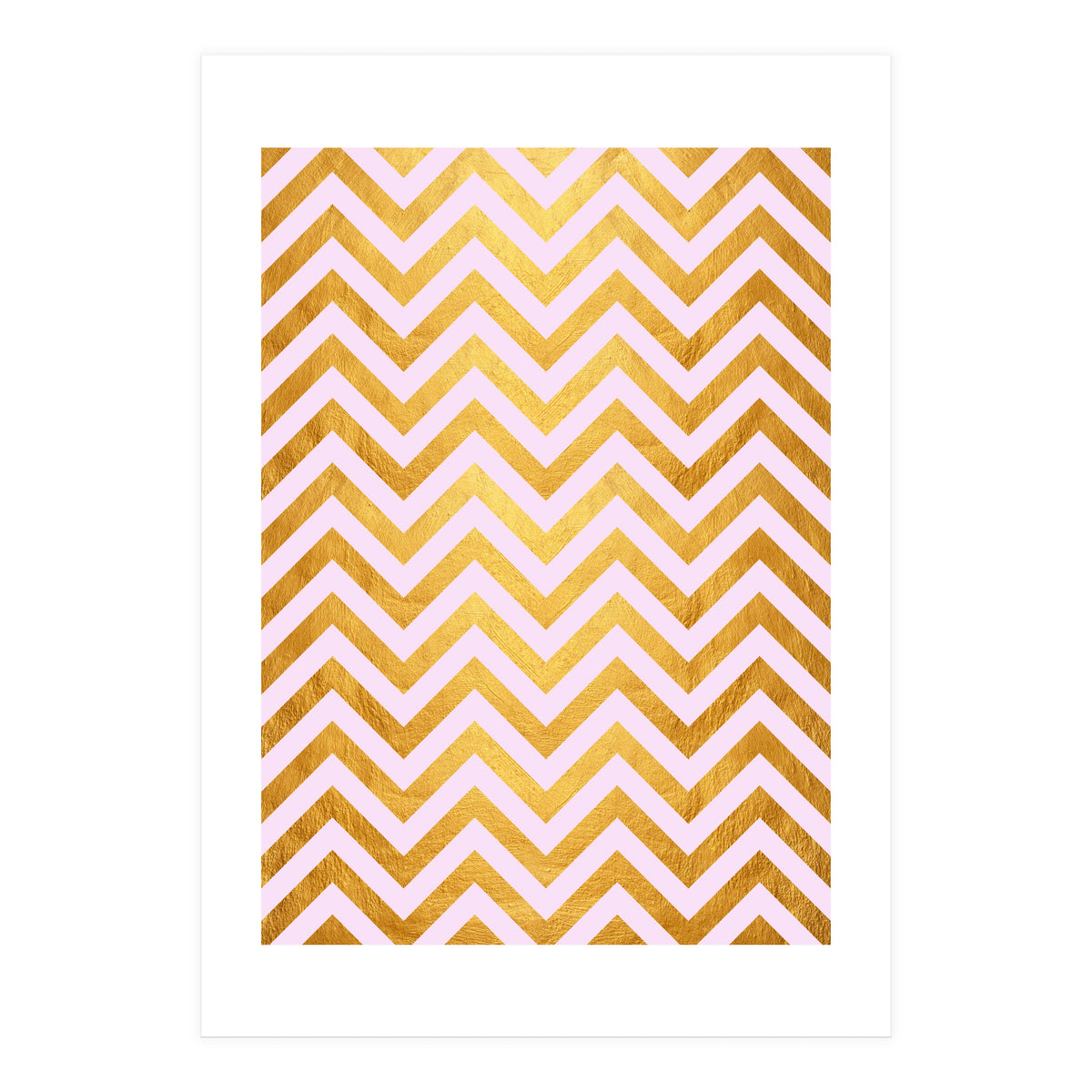 Chevron Golden IV (Print Only)