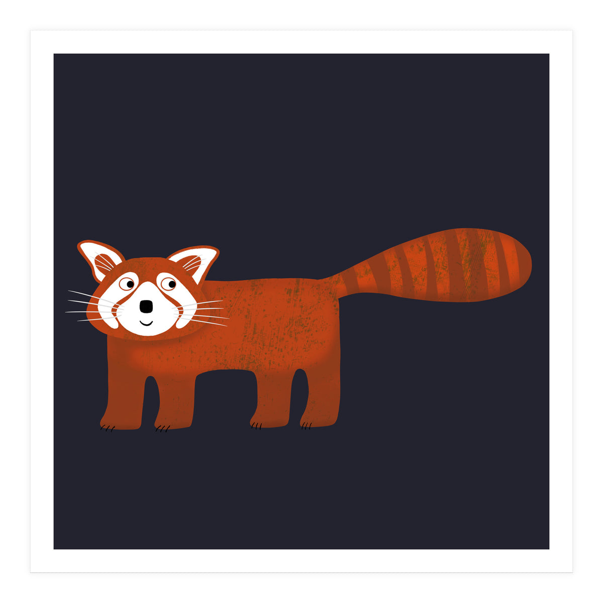 Red Panda Dark (Print Only)