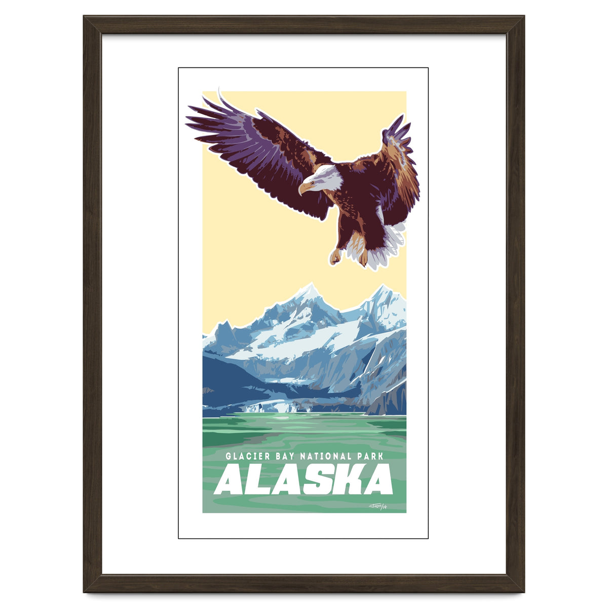 Alaskan Eagle Poster