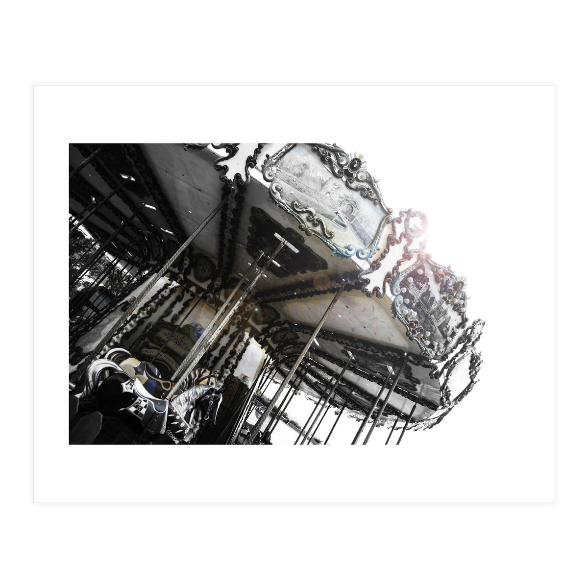 Vintage Carousel Fair Ride (Print Only)