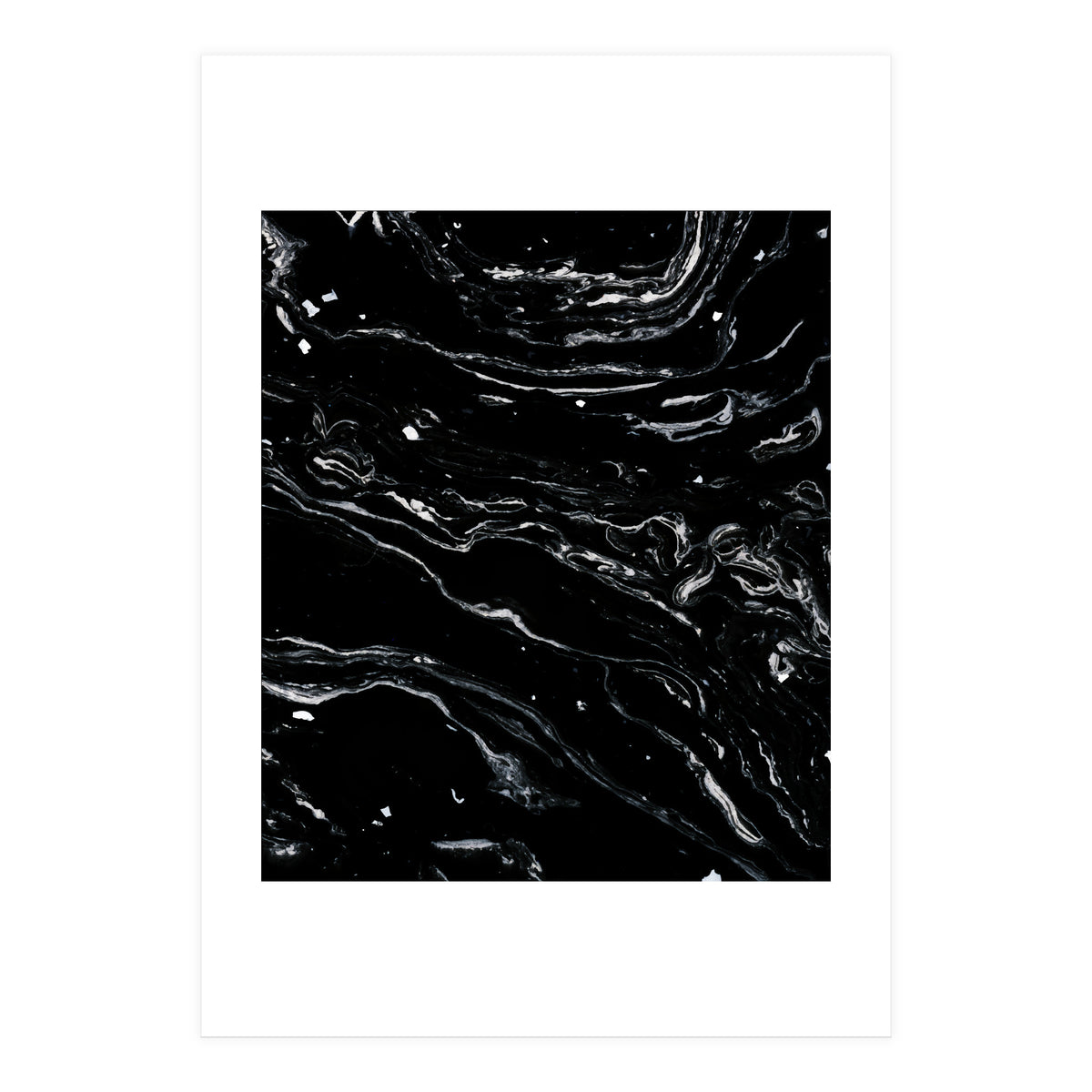 Black Marble Space (Print Only)