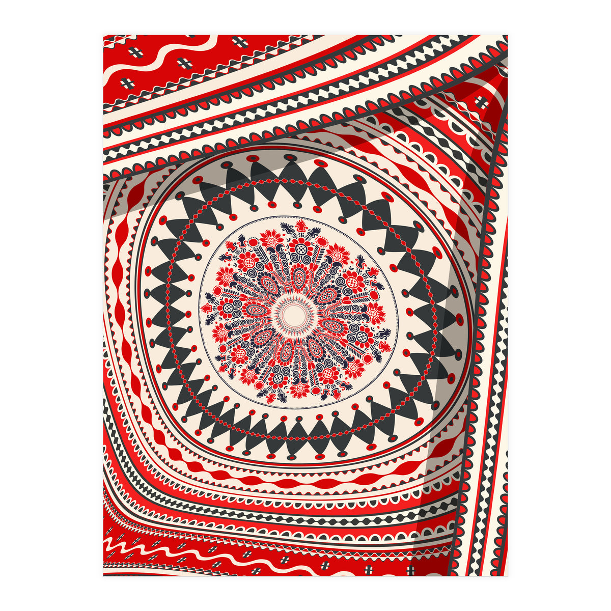 Romanian embroidery background 26 (Print Only)