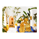 Tiger Reserve Villa | Bohemian Tropical Jungle Décor | Pastel Honeymoon Couple Love Wildlife (Print Only) thumbnail
