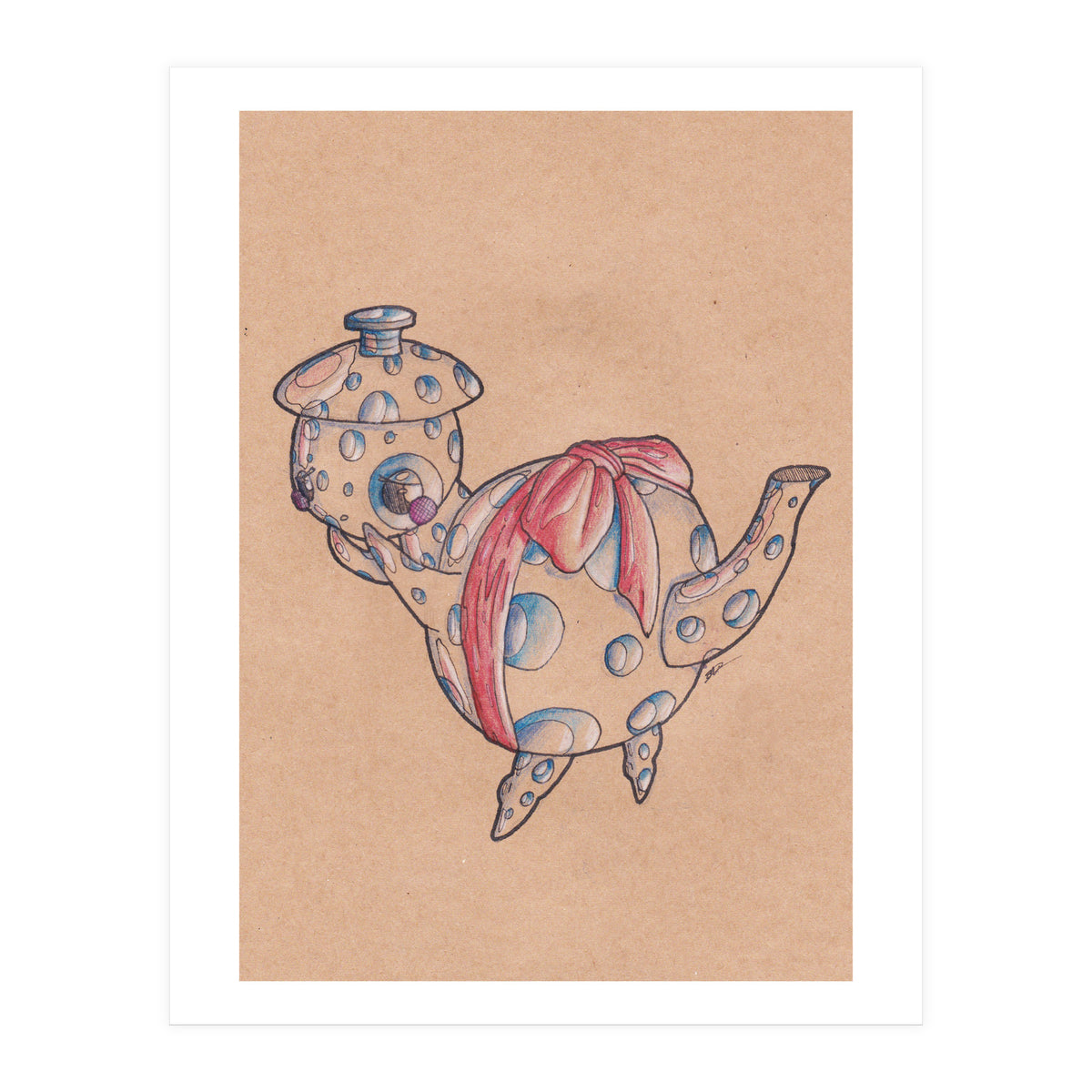 Tea Pot Present (Print Only)