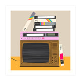 Vhs Nostalgia Square (Print Only) thumbnail