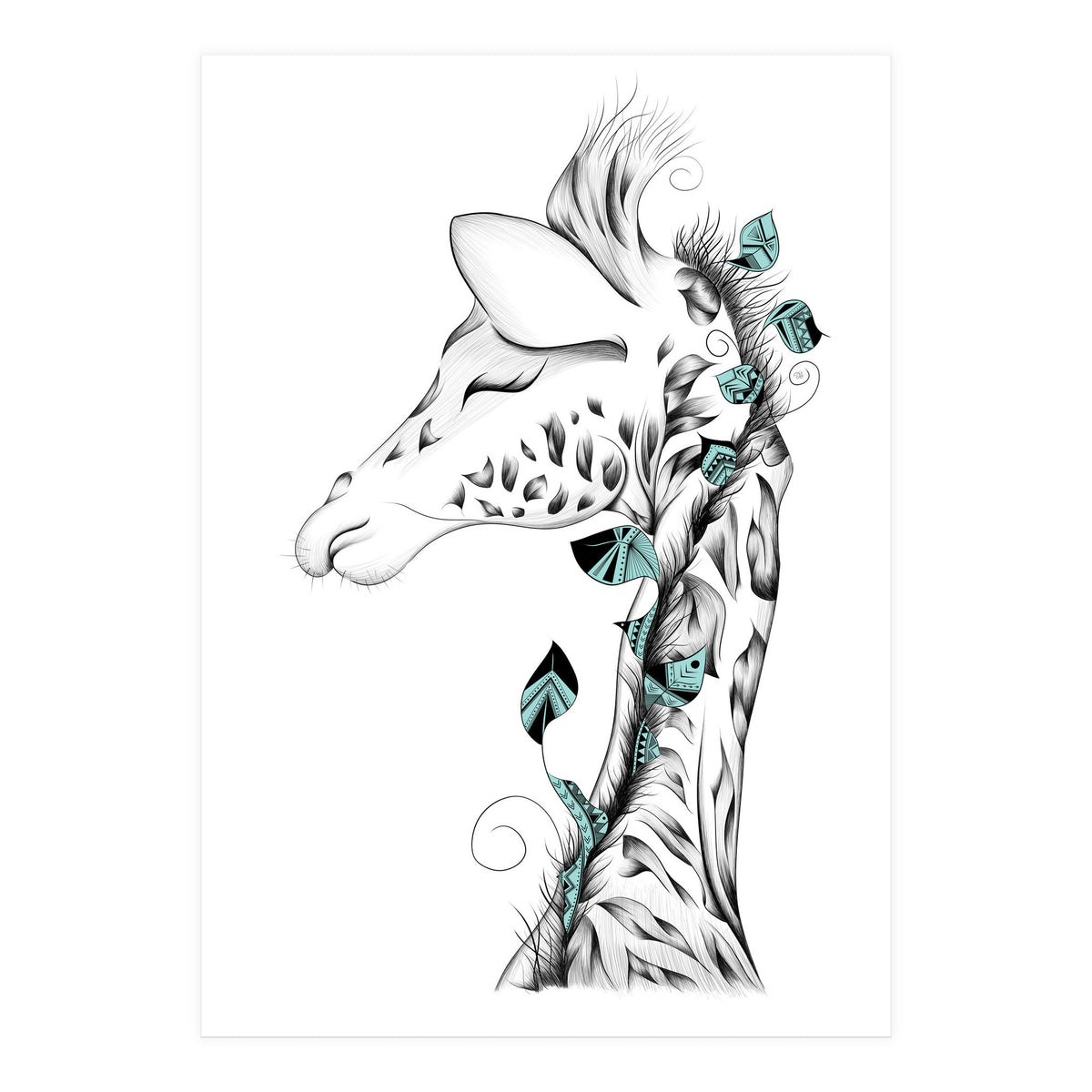 Poetic Giraffe (Print Only)