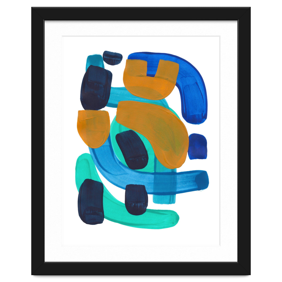 Marine Shapes Yellow Accent