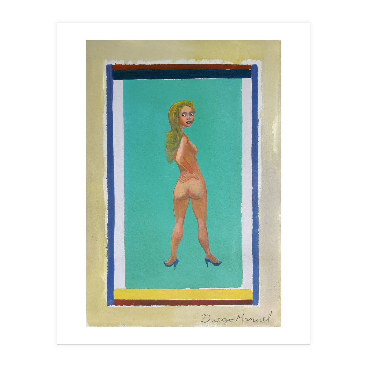 Chica de Calendario 2 (Print Only)