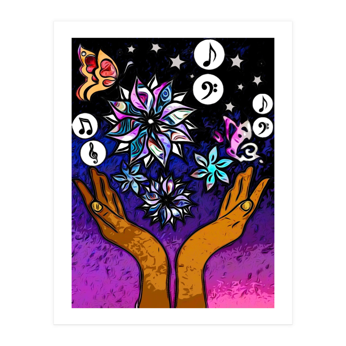 Hidden Hands Of Creativity (Print Only)