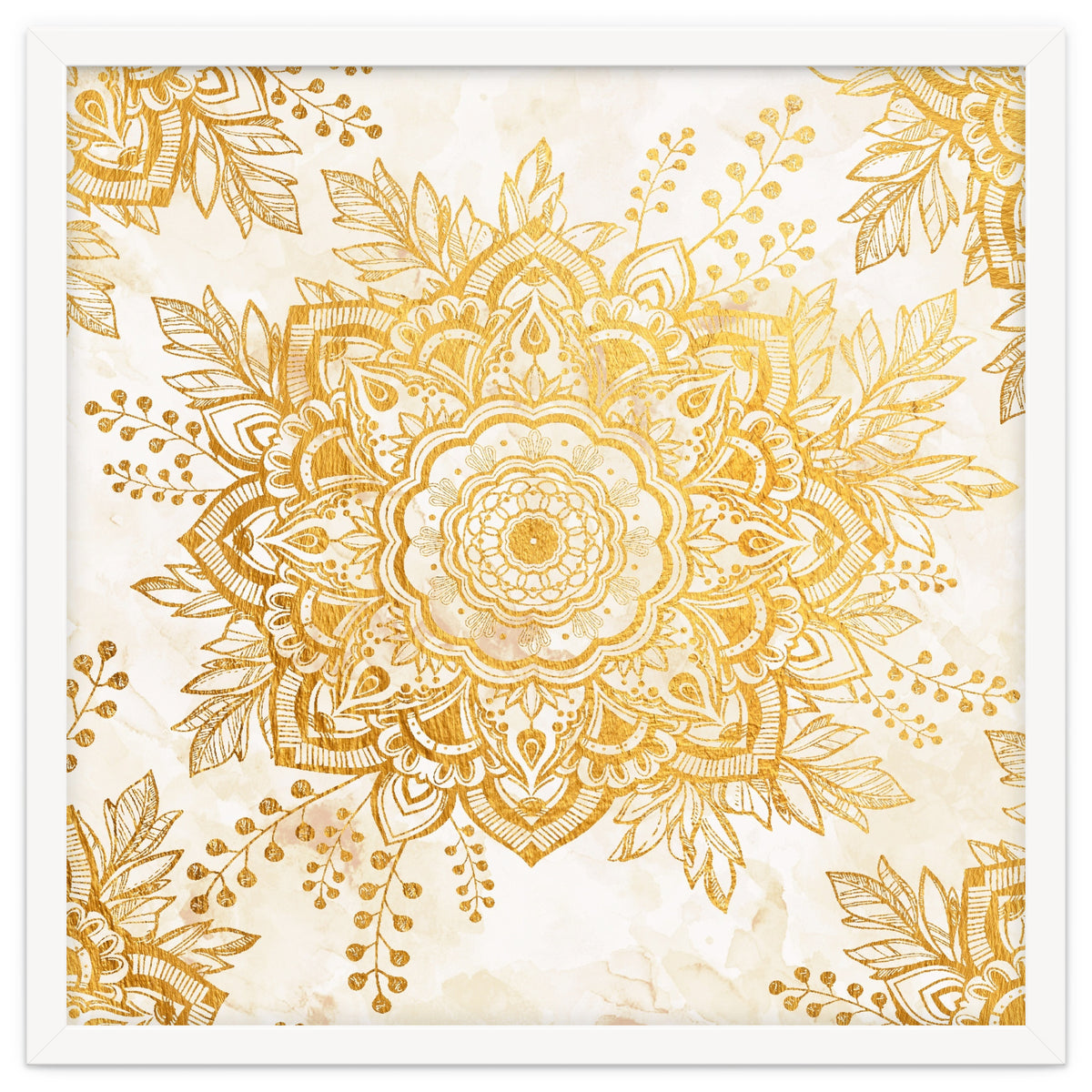 Queen Starring of Mandala-Gold Sunflower I