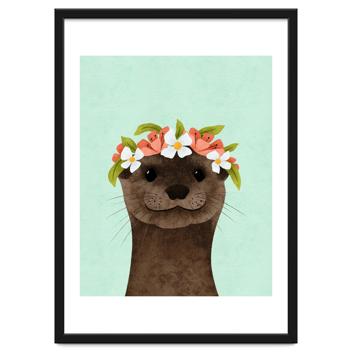 Floral Otter