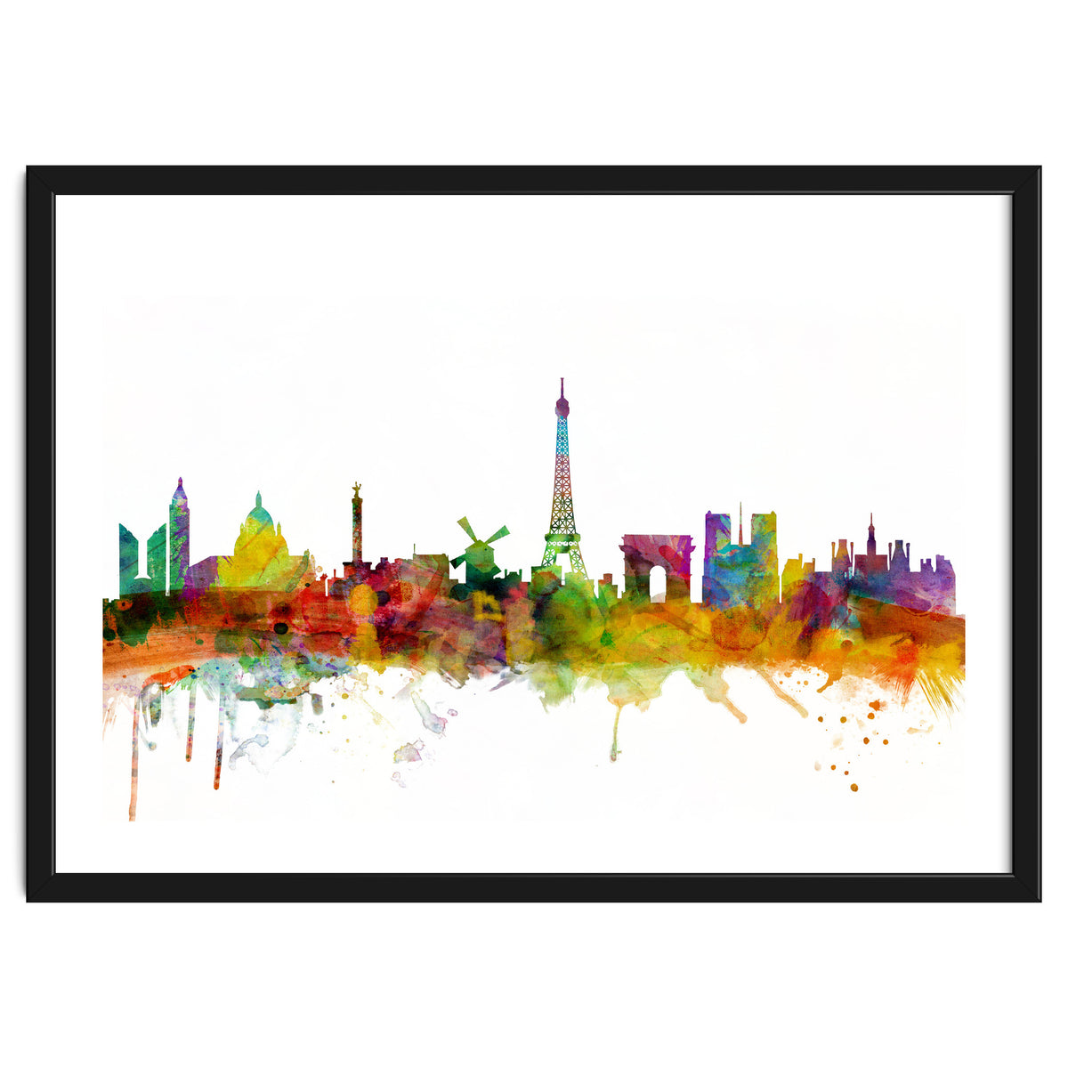 Paris France Skyline